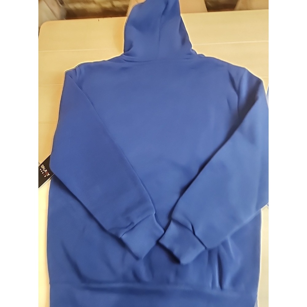 Galaxy by Harvic Men's Blessed Pullover Hoodie Blue Size Large NWT - Picture 8 of 9